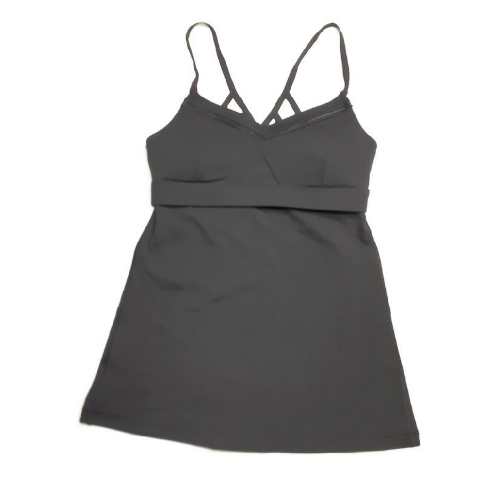Lululemon strappy padded bra tank size 4